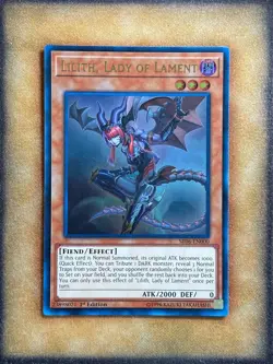 Yugioh Lilith, Lady of the Lament SR06-EN000 Ultra Rare 1st Ed NM - Image 1