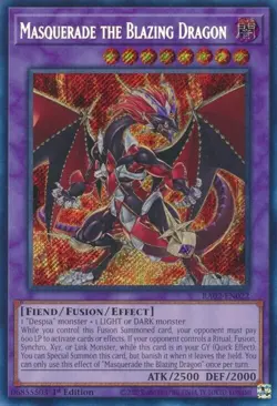 3x Masquerade the Blazing Dragon. 2x Super. 1 Secret. RA02-EN022 Yu-Gi-Oh! - Image 2