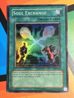 Yugioh Soul Exchange SDY-041 Super Rare Unlimited Edition NM - Image 1