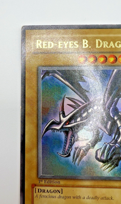 Vintage Yu-Gi-Oh! - Red-Eyes B. Dragon (LOB-070 Ultra Rare 1st Edition) MP/HP - Image 2