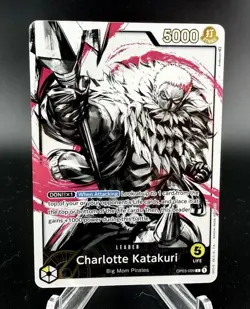 Charlotte Katakuri Op03-099 Leader Alt Art One Piece Pillars Of Strength Mint - Image 1