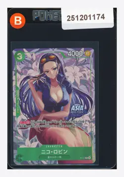 One Piece Nico Robin Promo Alt Art 2025 P-111 Asia Edition Stamped Japanese - Image 1