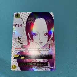 Bandai Boa Hancock OP14-118 You'll Frighten Me... Rare Foil event One Piece - Image 1
