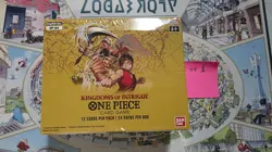 One Piece TCG Kingdoms Of Intrigue Booster Box OP-04 (Factory Sealed) English #1 - Image 1