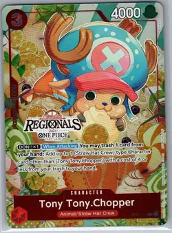 Tony Tony.Chopper Offline Regional 2024 Vol. 3 OP01-015 English One Piece NM - Image 1