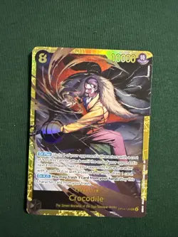 Crocodile -OP14-120 SEC One Piece TCG The Azure Sea's Seven Foil - Image 1