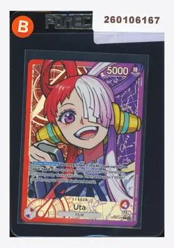 One Piece Uta L Alternate Art 2024 OP06-001 OP06 English - Image 1