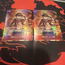 🔥🔥2x🔥🔥One Piece Treasure Booster Promo Monkey D. Luffy ST10-006 SR English - Image 1