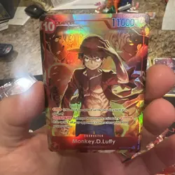 🔥🔥2x🔥🔥One Piece Treasure Booster Promo Monkey D. Luffy ST10-006 SR English - Image 4