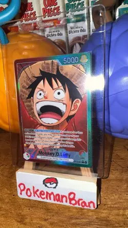 Monkey.D.Luffy Alt Art Leader OP13-001 - Carrying On His Will ENGLISH - NM - Image 2