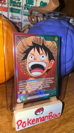 Monkey.D.Luffy Alt Art Leader OP13-001 - Carrying On His Will ENGLISH - NM - Image 3