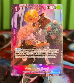 One Piece TCG Vinsmoke Sanji OP10-063 TR Legacy of the Master NM Treasure Rare - Image 1