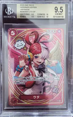 2025 ONE PIECE HEROINES EDITION UTA SP JAPANESE EB03-003 BGS 9.5 - Image 1