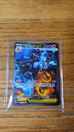 Mega Charizard X ex 125/094 SIR Phantasmal Flames Pokemon Card NM - Image 2