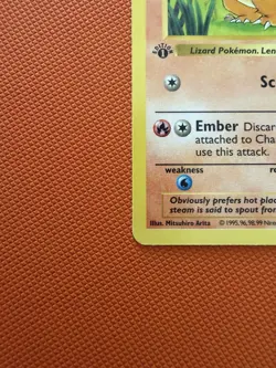 Pokemon TCG Charmander Shadowless 1st Edition, Base Set, Card 46/102 - Image 5