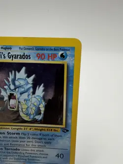 Pokemon TCG Giovanni's Gyarados Gym Challenge Holo Rare Card 5/132 - Image 3