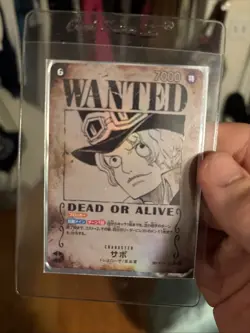 Sabo Wanted Poster Card SEC SP- OP13-120 - Carrying on His Will One Piece TCG - Image 1
