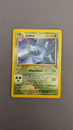 Golbat 34/62 Fossil Set - LP - WOTC Pokemon TCG Card WOTC - Image 1