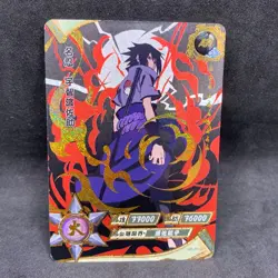 Naruto Kayou CCG - Sasuke Uchiha AR-029 Full Art - Naruto Trading Card - NM - Image 1