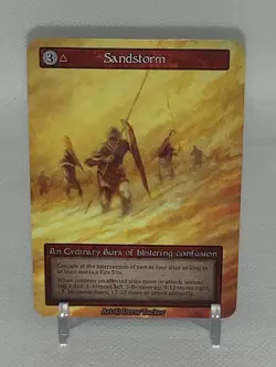 Sorcery Contested Realm: Alpha Sandstorm Sample Card - Image 1