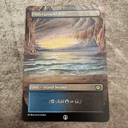 Underground Sea - Custom Art MTG Magic The Gathering Playtest Card - Image 1