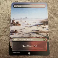 Badlands - Custom Art MTG Magic The Gathering Playtest Card - Image 1