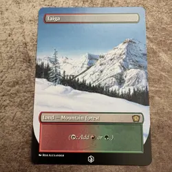 Taiga - Custom Art MTG Magic The Gathering Playtest Card - Image 1