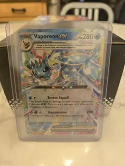 Pokemon Cards Vaporeon ex 023/131 Ultra Rare Prismatic Evolutions- (NM) - Image 1