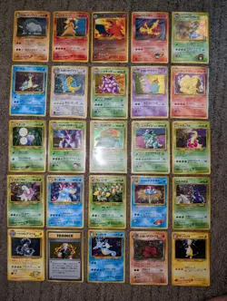 Pokemon Japanese Vintage Card Lot, 25 Holos | Charizard Neo | Over $600 On TCG - Image 1