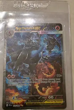 Mega Charizard X ex Pokemon card Phantasmal Flames - Image 1