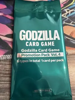 Godzilla Card Game Promotion Pack Vol. 4 TCG New/Sealed - Image 1