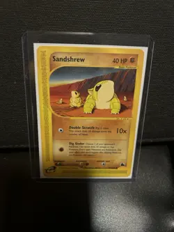 Pokemon Sandshrew Card 92/144 Skyridge Regular NM Condition - Image 4