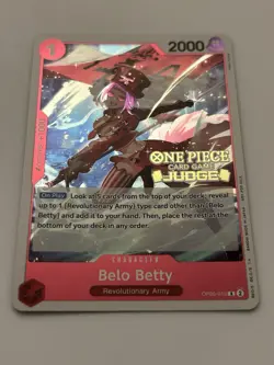 Belo Betty (Judge Pack Vol. 3) OP05-015 One Piece Promotion Cards Foil - Image 1