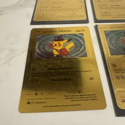 Pokemon TCG Gold Cards Pikachu Edits Immaculate Condition With Free Sleeve - 8 - Image 2