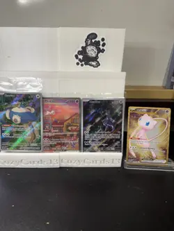 Pokemon 151 Promo Card Set Sealed. Mew EX, Mew EX, Mewtwo, and Snorlax - Image 1