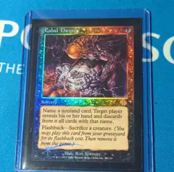 Magic: The Gathering Cabal Therapy Judgement Foil Black Sorcery Card - Image 1