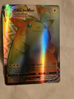 Pikachu VMAX Gigantamax G-Max Volt Tackle 188/185 Ultra Rare Pokemon Card NM TCG - Image 1