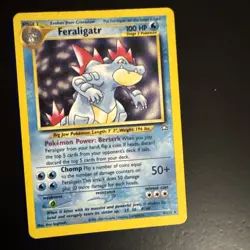 Feraligatr Pokemon Card Neo Genesis 4/111 Holo Rare 100 HP - Image 1
