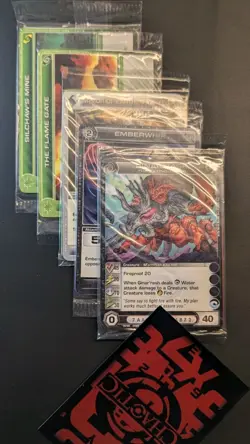 Chaotic Fire And Stone 3 Card Promo Lot Of 10x Sealed - Image 1