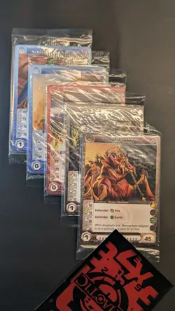 Chaotic Fire And Stone 3 Card Promo Lot Of 10x Sealed - Image 2