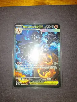 Mega Charizard x Ex 125/094 SR Full Art Phantasmal Flames English Pokemon Card - Image 4