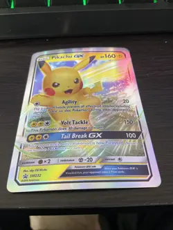 Pokemon TCG Black Star Promo Pikachu GX SM232 Holo Card 2019 - Image 3