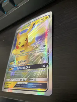 Pokemon TCG Black Star Promo Pikachu GX SM232 Holo Card 2019 - Image 4