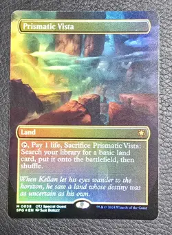 Prismatic Vista (Borderless) Special Guests Foil MTG NM Magic Card - Image 1