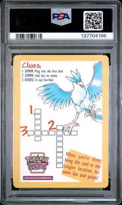 2000 POKEMON INSERT CARDS LEGENDARY BIRDS PSA 9 - Image 2