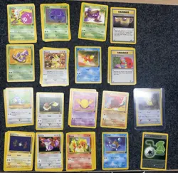 Vintage Pokemon Team Rocket Lot 35 Cards WOTC 1999 Dark Koffing Zubat Dratini - Image 1