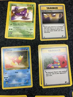Vintage Pokemon Team Rocket Lot 35 Cards WOTC 1999 Dark Koffing Zubat Dratini - Image 3