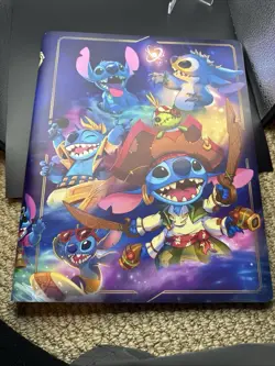 STITCH Card Binder Portfolio Disney Lorcana TCG Holds 252 Cards W Cards Featured - Image 1