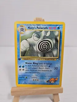 Pokemon Card - Misty's Poliwrath Gym Heroes 31/132 Rare 1st Edition - Image 1