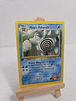 Pokemon Card - Misty's Poliwrath Gym Heroes 31/132 Rare 1st Edition - Image 2